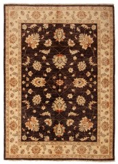 Vintage 4’9″ x 6’5″ Traditional Hand Knotted Vegetable Dye Wool Area Rug