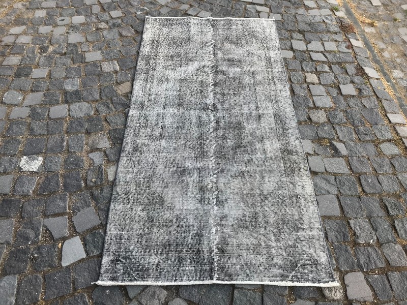 Home Decor Rug, Turkish Vintage Rug, Boho Decor Rug, Oushak Rug, 3,1 x 6,4 ft gallery