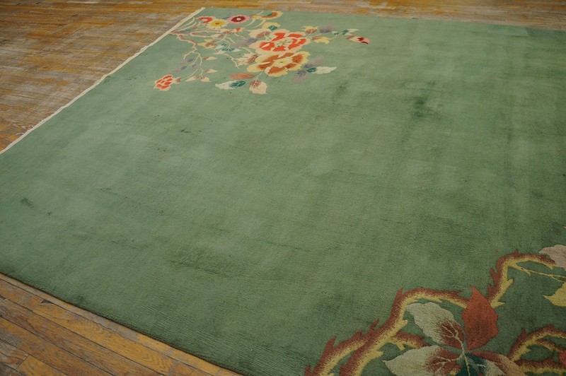 8X10 Antique Chinese Art Deco Wool Area Rug 1935 gallery