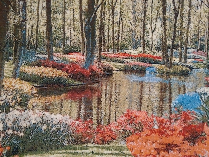 GENUINE TABRIZZ PICTORIAL TABLEAU RUG gallery