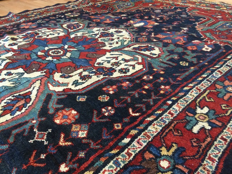 Lovely Lori - 1940s Antique Oriental Rug - Tribal Nomadic Carpet - 5.6 x 8.9 ft gallery