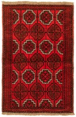Vintage Hand-Knotted Carpet 3’4″ x 5’5″ Traditional Oriental Wool Area Rug