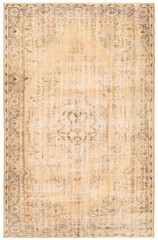 Vintage Hand-Knotted Carpet 5’11” x 9’0″ Traditional Oriental Wool Area Rug