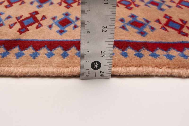 Vintage 3'2" x 4'3" Traditional Hand Knotted Vegetable Dye Wool Area Rug gallery