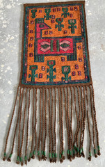 Vintage Traditional Handmade Polish Folk Poland Wall Hanging Tapestry 58×40 cm