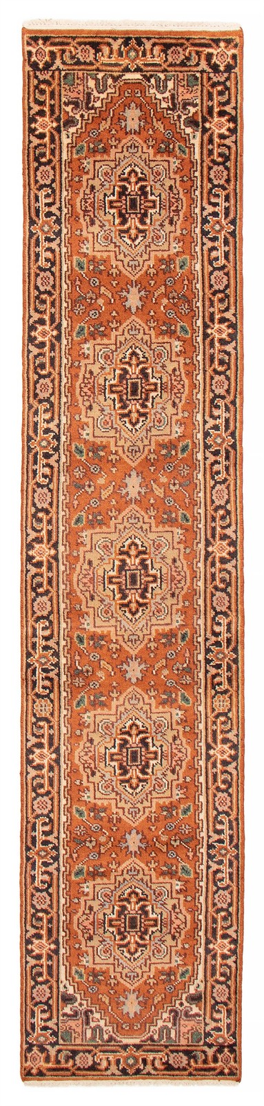 2'6" x 11'11" Vintage Hand-knotted Runner Rug Traditional Oriental Wool Carpet gallery