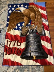 Bicentennial Alexander Smith American Legend Rug USA Eagle Liberty Bell 1776
