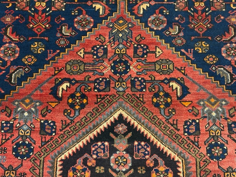 Vintage Antique 5x7 Zanjan Tribal Hand Knotted Wool Rug Oriental Red Boho Carpet gallery