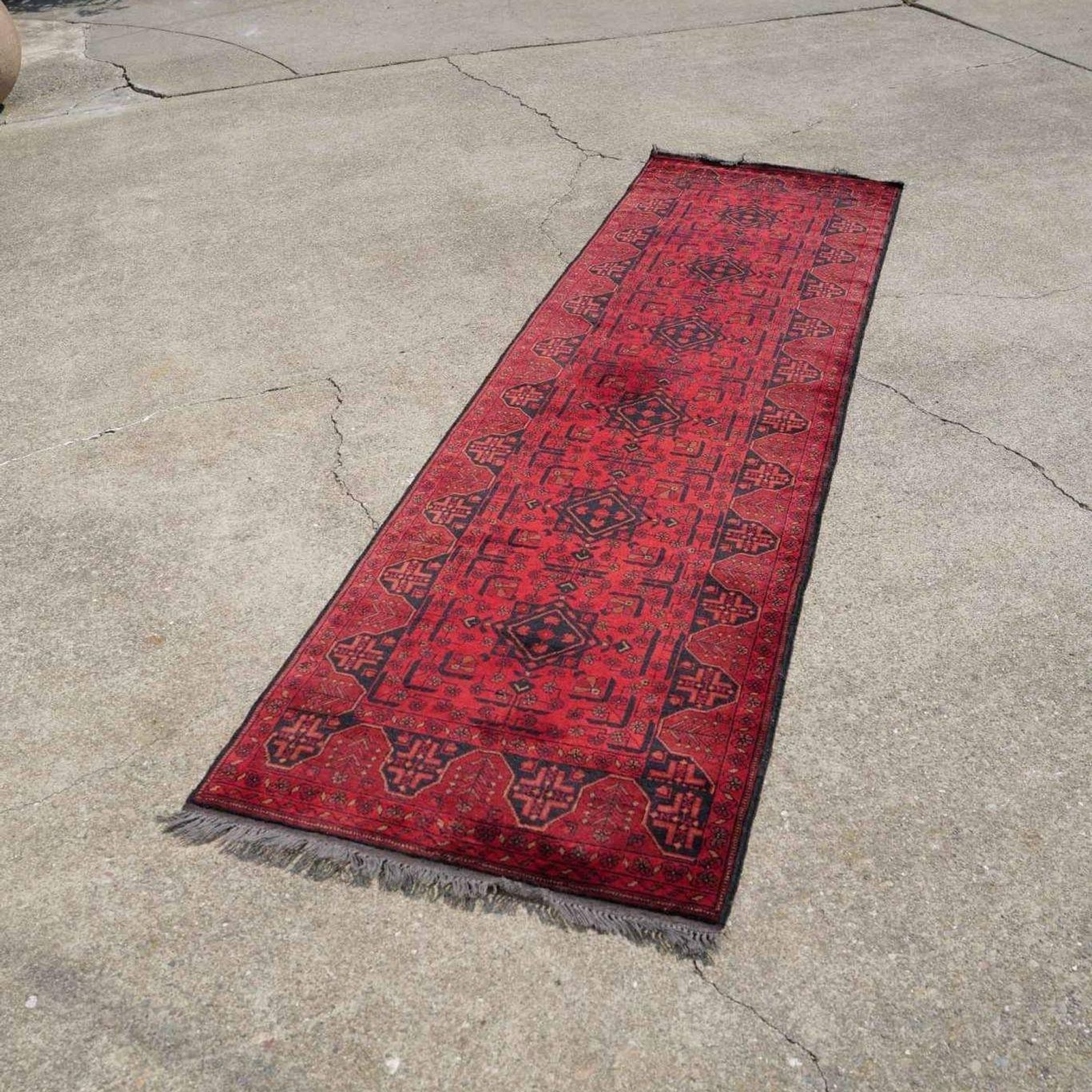 2'7 x 9'3 Vintage Tekke Wool Runner (HANDKNOTTED) gallery