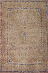 Distressed Living Room Area Rug 10×13 Classic Handmade Floral Traditional Carpet