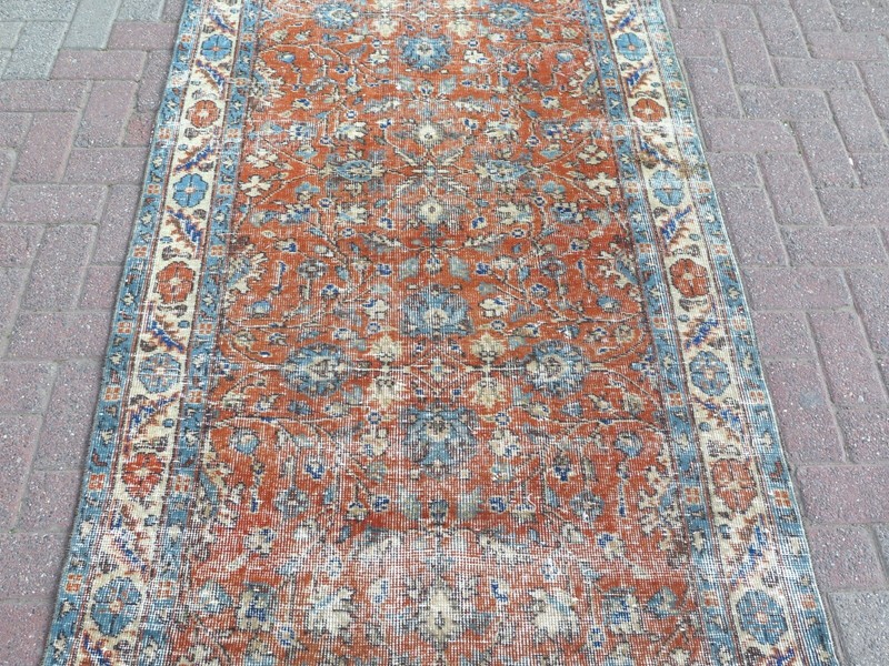Vintage Rug, Area Rugs, Wool Rug, Handmade Turkish Carpet, Tribal Rug 44"X79" gallery