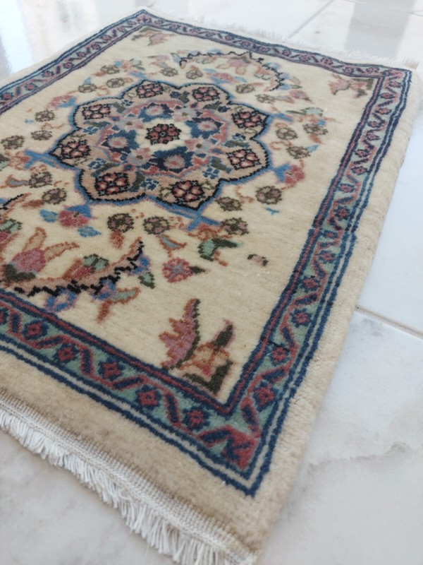 2x2 Handmade Rug Vintage Rug Turkish Rug Oushak Rug Oushak Carpet Hereke Rug gallery