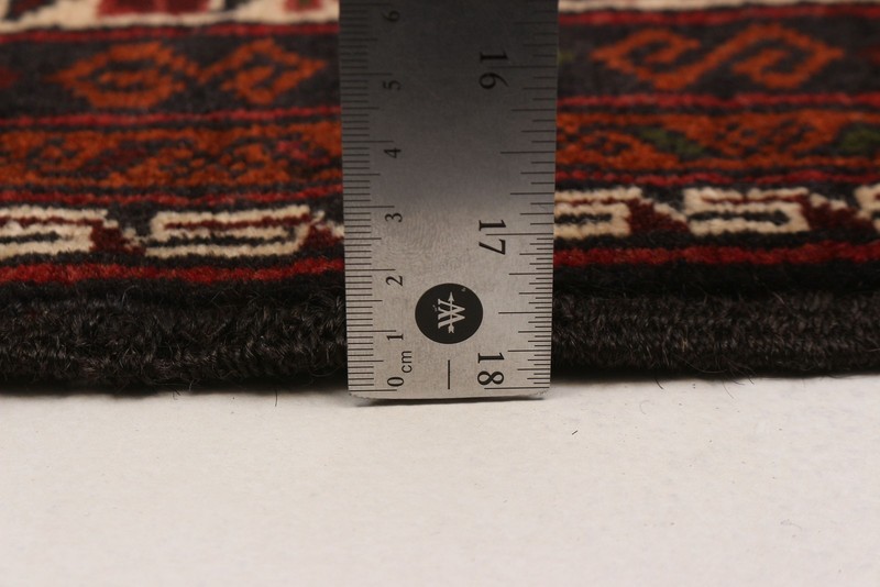 Vintage 3'11" x 6'5" Traditional Hand Knotted Vegetable Dye Wool Area Rug gallery