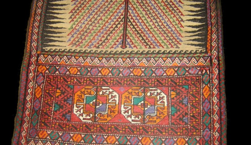 Antique Oriental Runner Rug Karajeh Vegetable Dye Hand Knotted 100% Wool 101x31. gallery