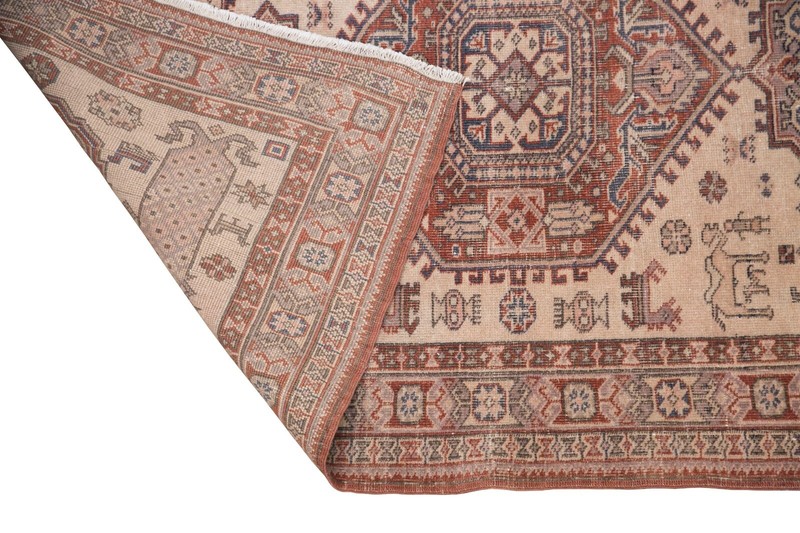 Turkish Rug, Vintage Rug, 4 x 6 feet, Oushak Rug, Antique Rug, Oriental Rug gallery