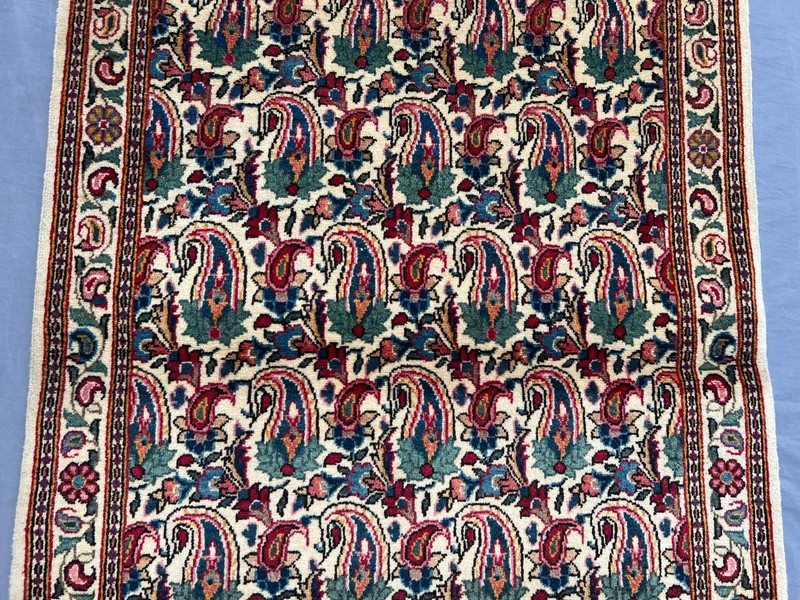 2'3 x 5'1 ft Vintage Turkish Hand Knotted Rug Caucasian Style Wool Area Rug gallery