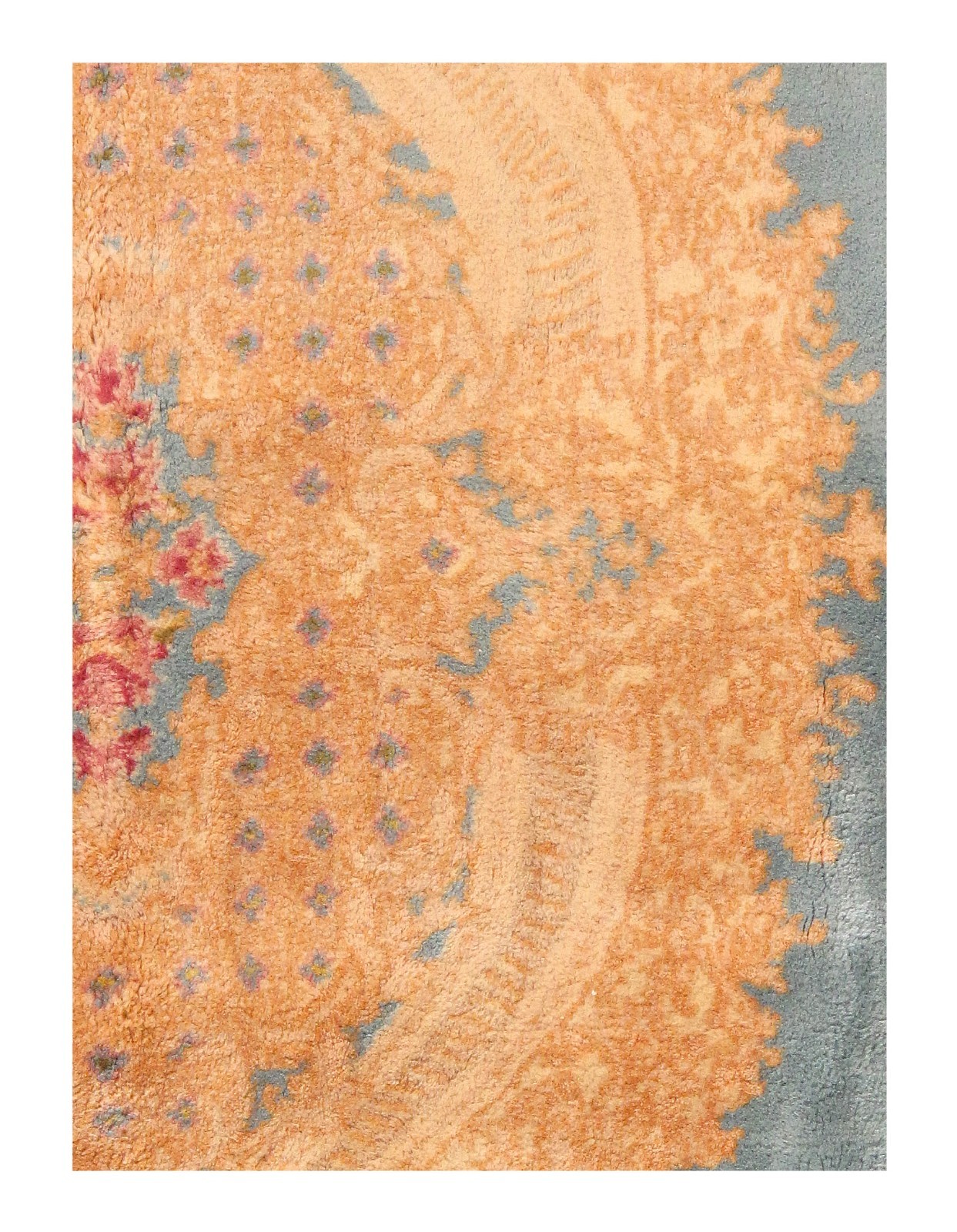 Light Blue Fine Hand Knotted Vintage Wool Rug 11'11'' X 19'3'' gallery