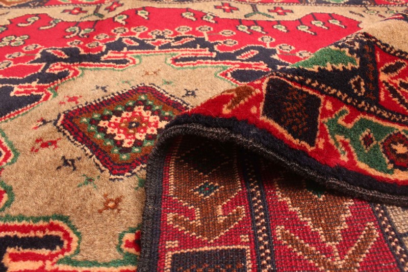 Vintage Hand-Knotted Area Rug 3'1" x 5'3" Traditional Oriental Wool Carpet gallery