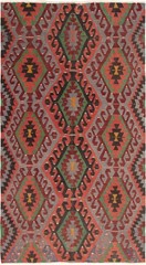 Vintage 5’7″ x 10’7″ Traditional Wool Hand Woven Oriental Area Rug