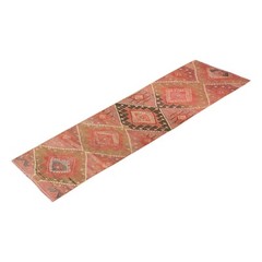 2 x 12 ft Vintage Rug Runner,Floor Oushak Rug,Hallway Turkish Rug Runner,Ousha