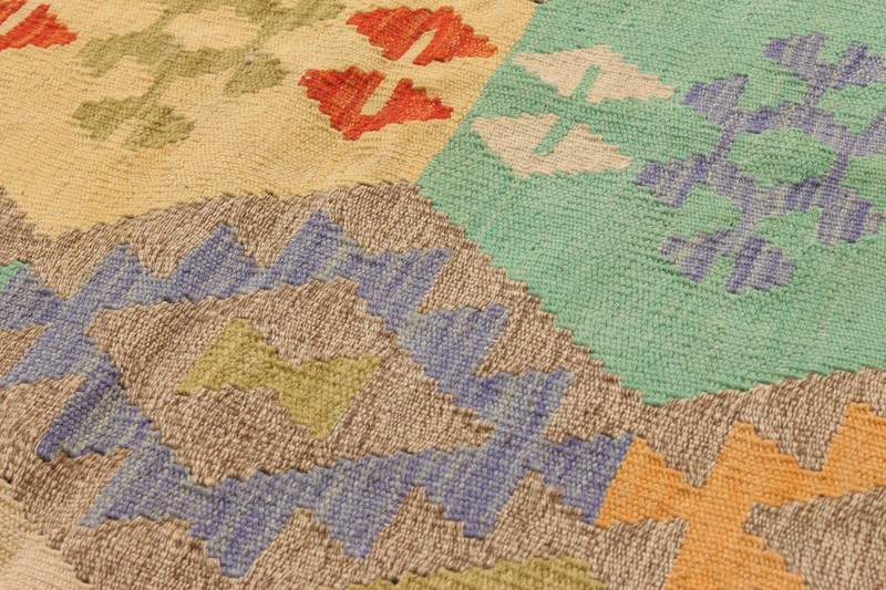 Vintage Hand Woven Area Rug 4'11" x 6'7" Traditional Wool Oriental Carpet gallery