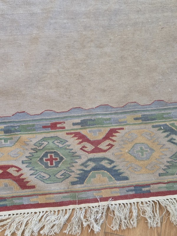 Vintage Handwoven Turkish Kilim Rug - 3x5 Accent Area Rug gallery
