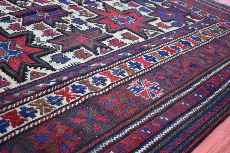 Handmade Afghan Tribal Berjesta Area Rug 6x9 Vintage Geometric Star Design Rug gallery
