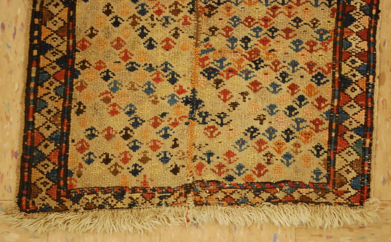 Early/Mid 19th C Shahsevan Khorjin bag Face, Transcaucasus ,IN SIZE 1'6" X 1'9" gallery