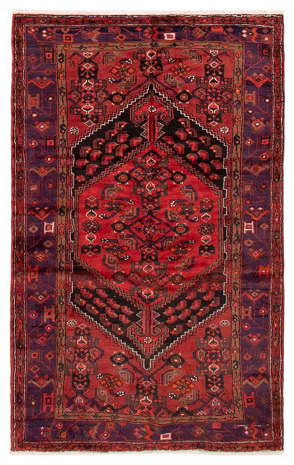 Vintage Traditional Hand-Knotted Area Rug 4'5" x 6'11" Oriental Wool Carpet gallery