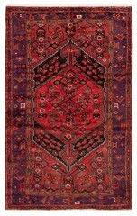 Vintage Traditional Hand-Knotted Area Rug 4’5″ x 6’11” Oriental Wool Carpet