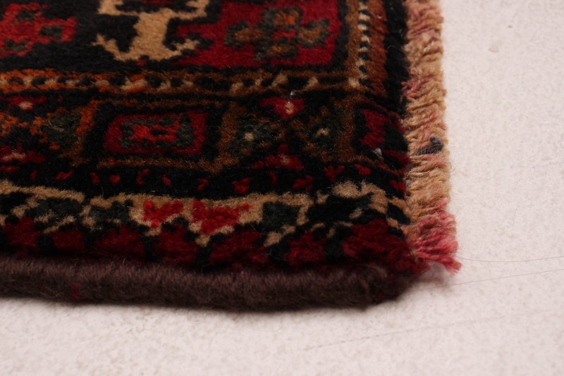 Vintage Hand-Knotted Area Rug 4'6" x 9'7" Traditional Oriental Wool Carpet gallery