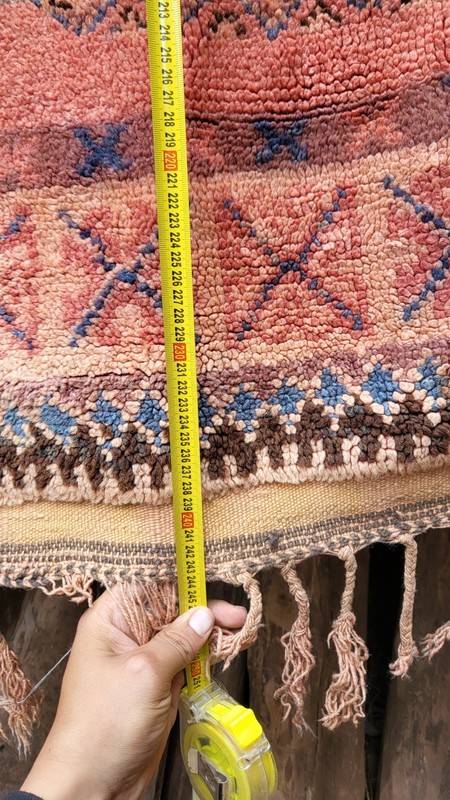 Antique Moroccan Berber Atlas Amazigh carpet handwoven rug Geometric Style gallery