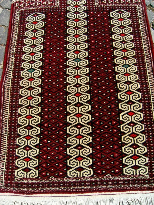 Fabulous Antique Rare Rug 31'' x 45'' Turkoman Tribal Small Yomud Rug Area Rug gallery