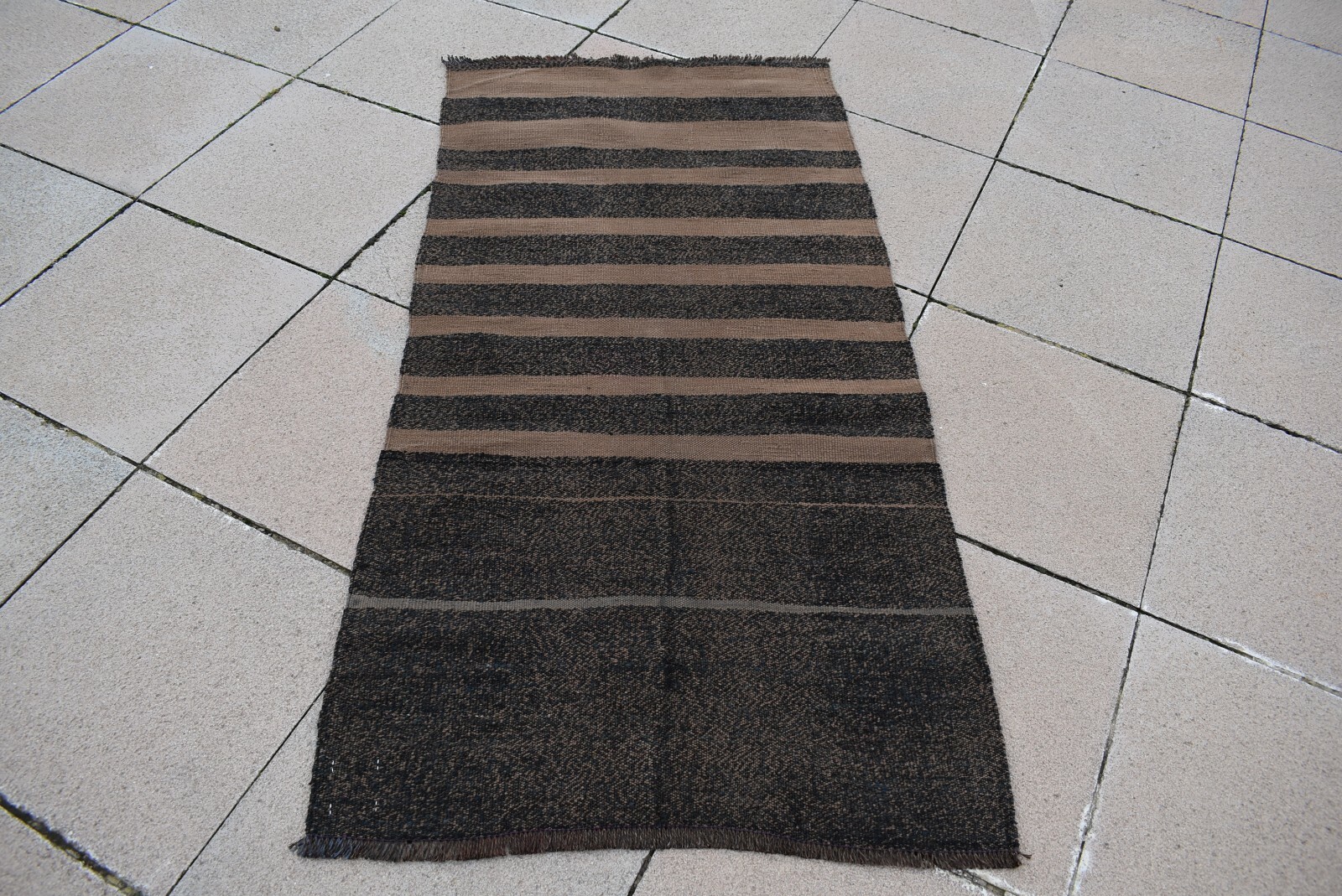 Turkish Kilim 2'4 x 4'7 ft. Vintage Anatolian Nomads Taurus Mountain Kilim Rug gallery