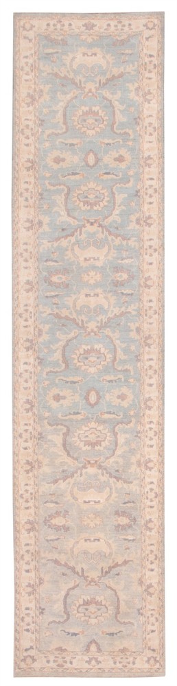 2'7" x 11'5" Vintage Hand-knotted Runner Rug Traditional Oriental Wool Carpet