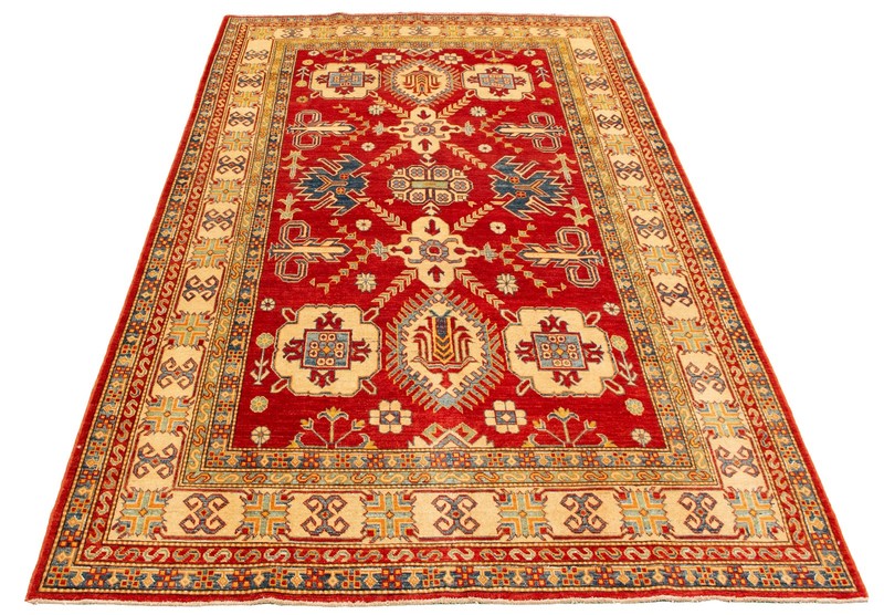 Vintage Oriental Hand-Knotted Carpet 6'7" x 11'9" Traditional Wool Area Rug gallery
