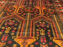 120 X 290 CM Stunning Natural Vegetable Dye Sistan Jan Bag Hallway Runner