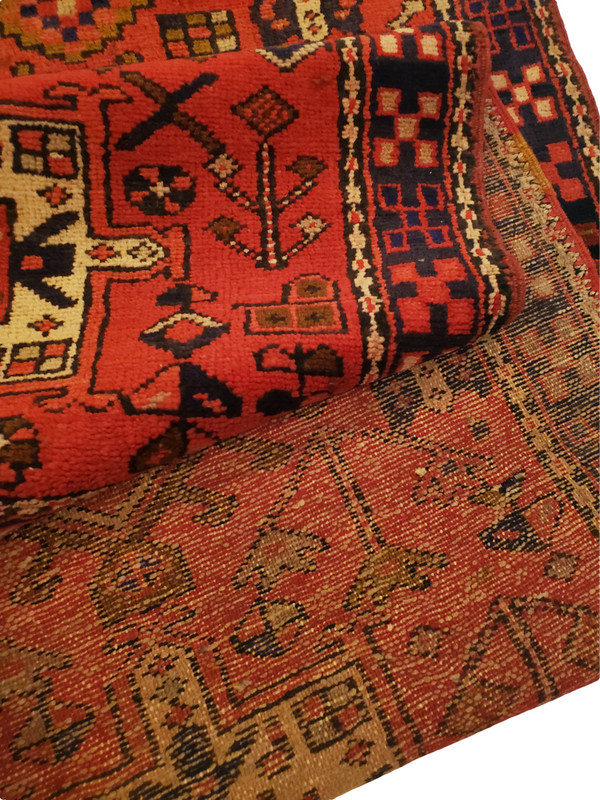 Lively Karajeh Red Runner with Multi-Medallion - 3'2" x 10'9" gallery