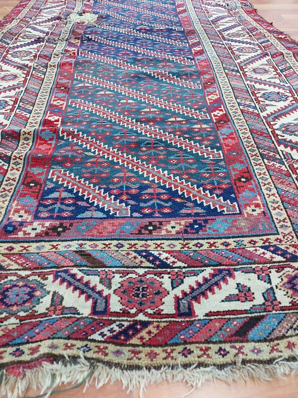 Antique Persean Tebbriz Rug Oriental 200 Years Old Unique Rug Fragment Rug gallery