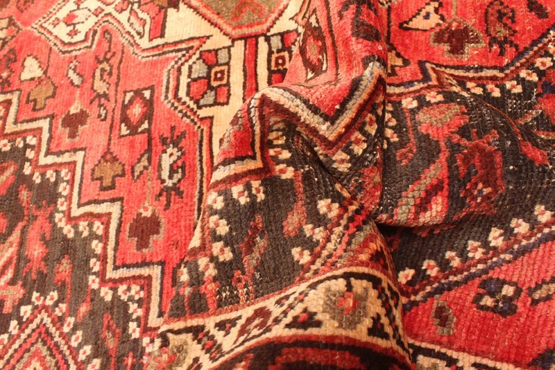 Vintage Hand-Knotted Area Rug 4'1" x 6'11" Traditional Oriental Wool Carpet gallery