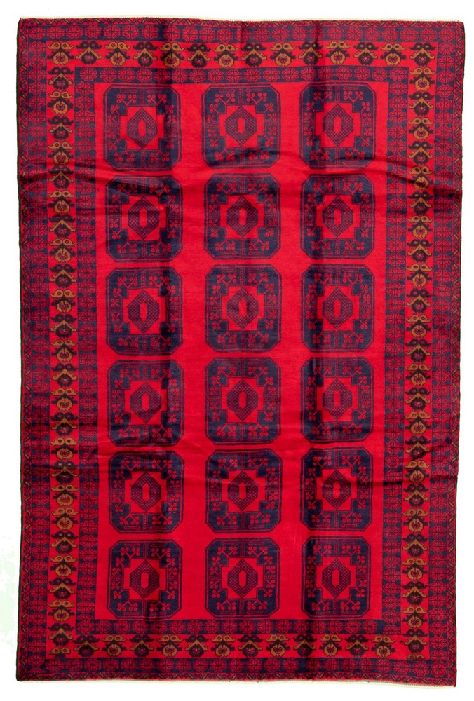 Vintage 6'8" x 9'10" Traditional Hand Knotted Vegetable Dye Wool Area Rug