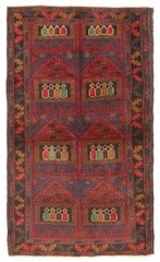 Vintage Traditional Hand-Knotted Area Rug 3’7″ x 6’4″ Oriental Wool Carpet