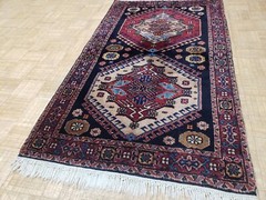 3×5 TURKISH KAZAK KARAJEH VINTAGE AUTHENTIC HAND WOVEN 100% WOOL ORIENTAL RUG