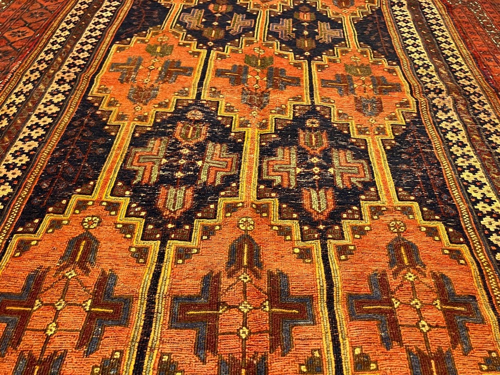 125 X 210 CM COLLECTORS' ITEM Antique Kazak Daghistani Group Fine Quality Kilim