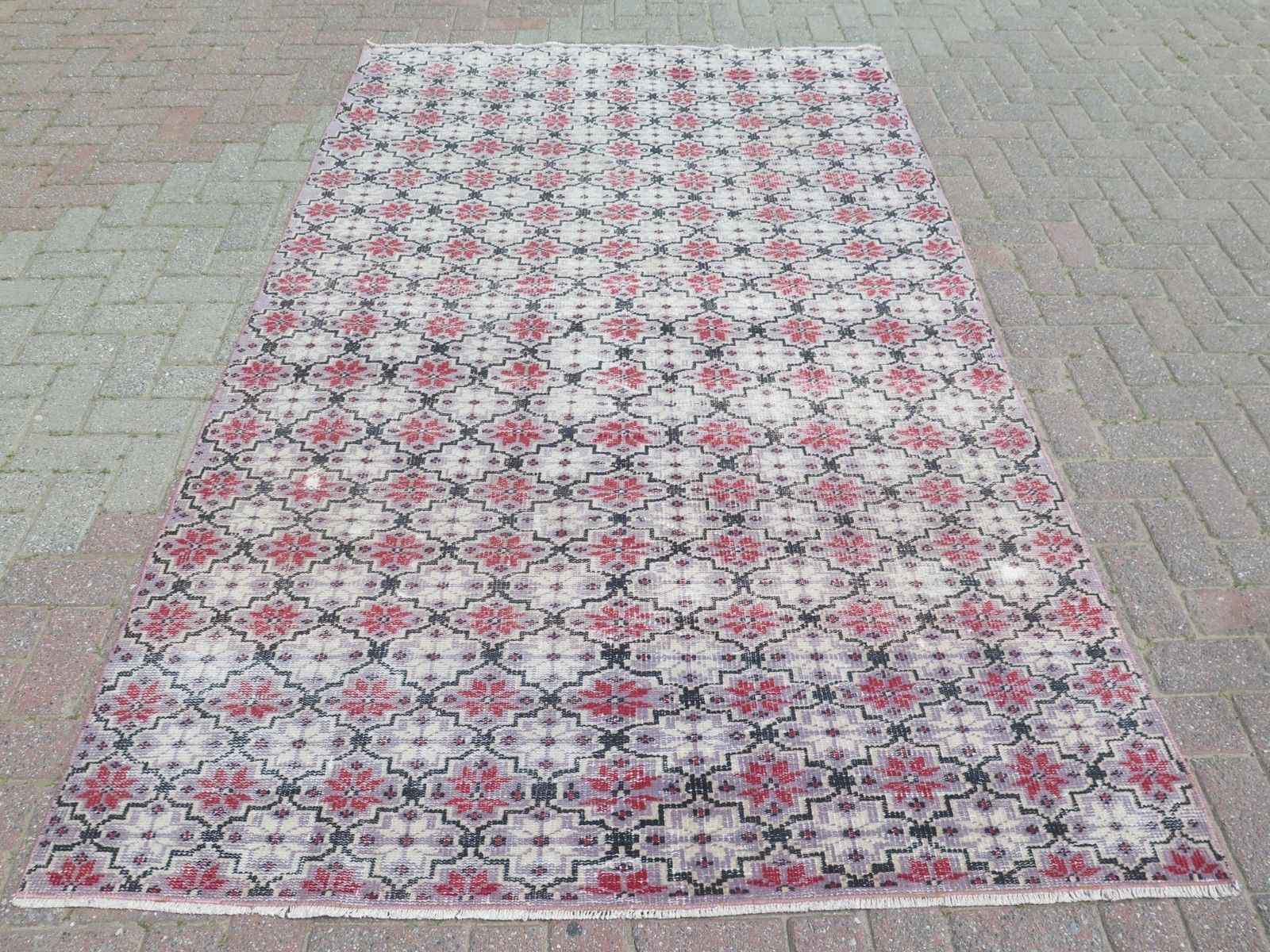 Vintage Anatolia Carpet, Modern Rug, Floor Carpet, Handmade Large Rug 62"X101" gallery