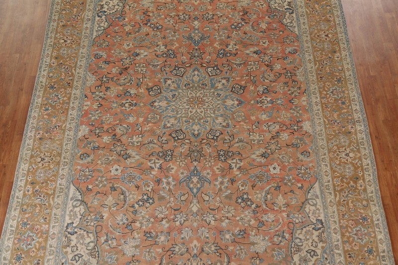 Vintage Floral Najafabad Traditional Area Rug 9x13 Wool Hand-knotted Carpet gallery