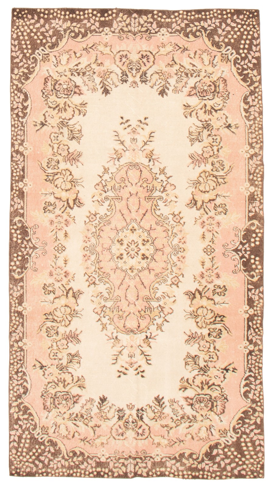 Vintage 5'2" x 9'7" Traditional Hand Knotted Vegetable Dye Wool Area Rug gallery