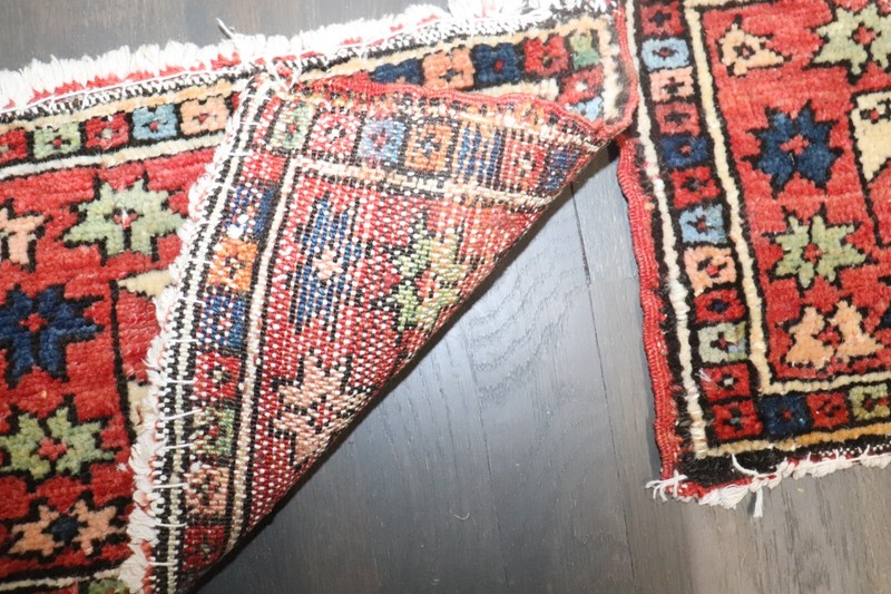 Antique Decorative Pair of Kurdish Jaff Bagface Rug Size 10''x1'4'' each gallery