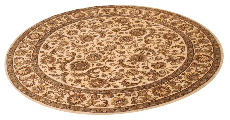 Vintage Traditional Hand-Knotted Area Rug 8'0" x 8'0" Oriental Wool Carpet gallery