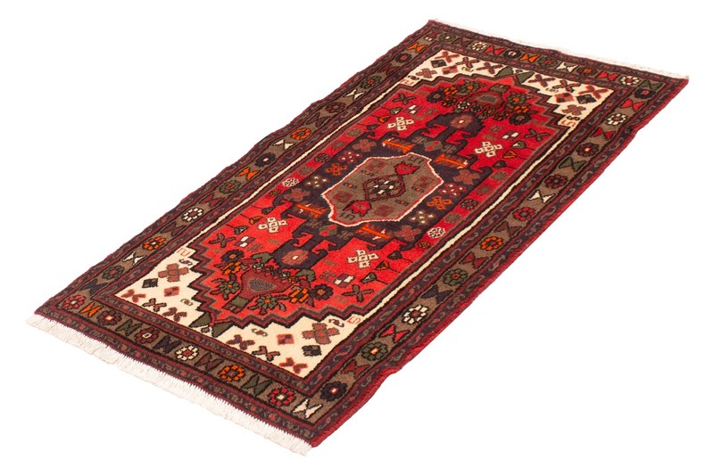 Vintage Hand-Knotted Carpet 3'1" x 5'9" Traditional Oriental Wool Area Rug gallery